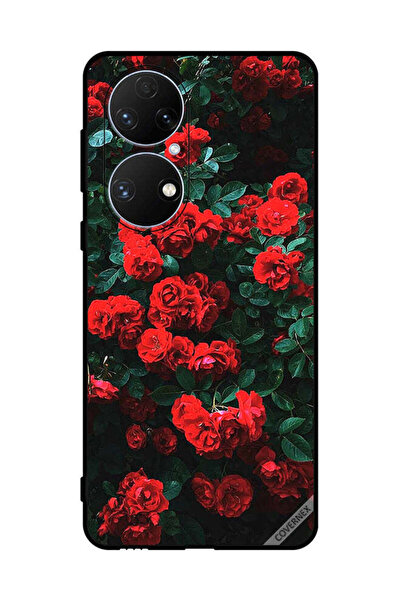 Covernex غطاء حماية لهاتف هواوي P50e روز جاردن
