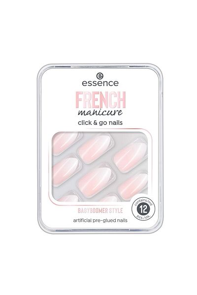 Essence Essence False Nails, Model 02, French Babyboomer Style, 12 Pieces