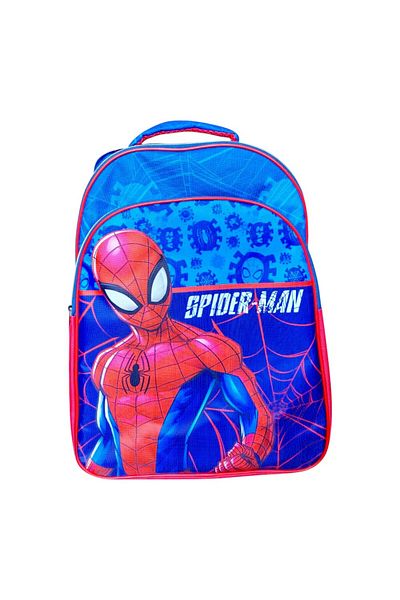 SPIDERMAN Children's backpack, 42x30x17 cm, with three compartments and two side pockets, multicolor, Spiderman