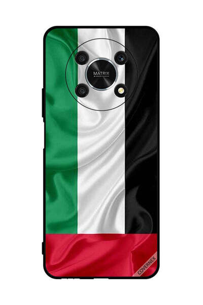 Covernex غطاء حماية لهاتف Honor X9 5G قماش علم الإمارات العربية المتحدة