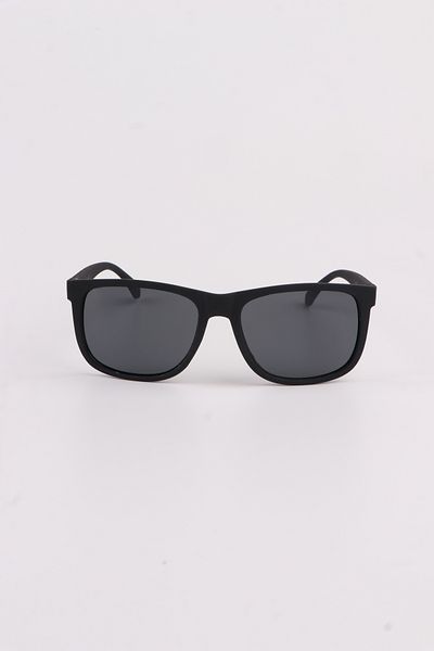 MACERATİ High Quality Unisex Black Rubber Sunglasses