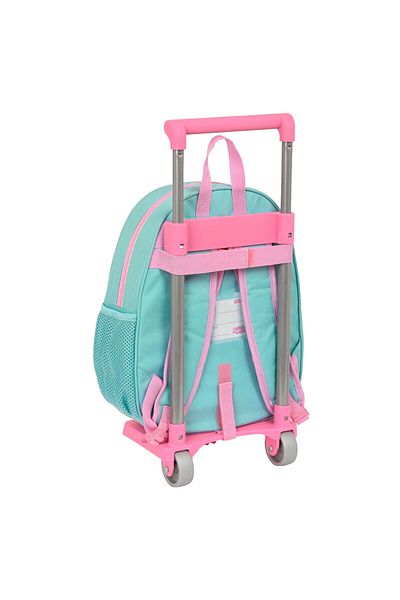 Peppa Pig Wheeled School Backpack, Turquoise, 27 x 32 x 10 cm