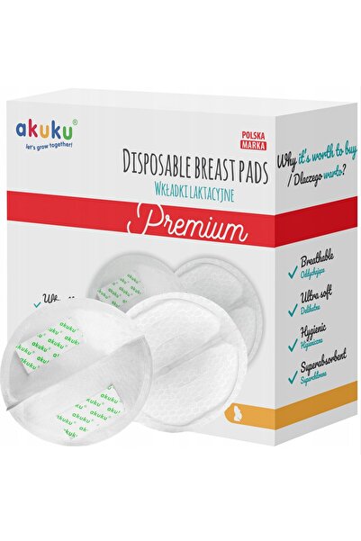 Akuku Set 30 tampoane de san premium de unica folosinta A0354, Alb