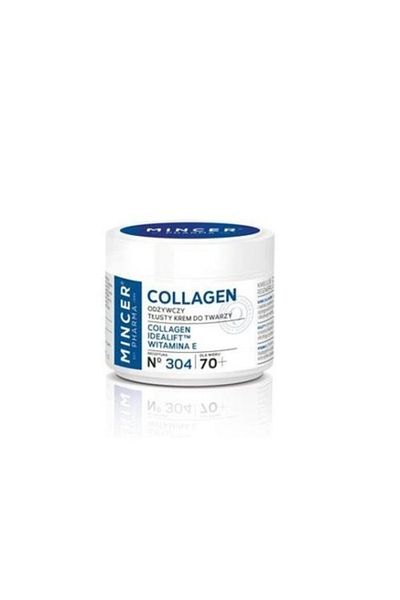 Mincer Pharma Cremă antirid cu colagen și vitamina E, Mincer Pharma, 70+, 50ml