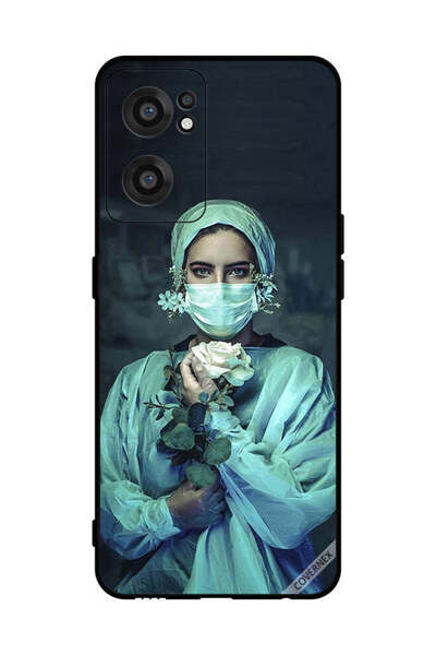 Covernex غطاء حماية لهاتف OnePlus Nord CE 2 5G ممرضة تحمل زهرة