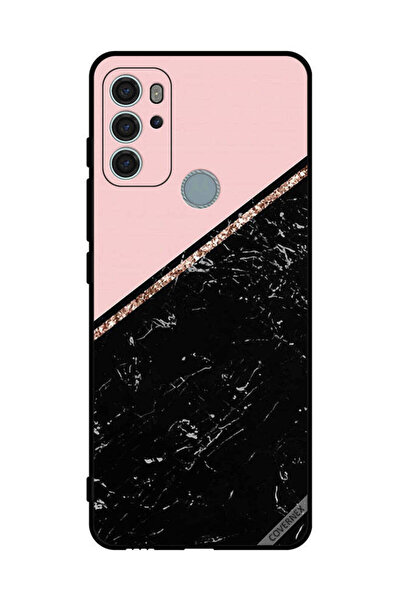 Covernex غطاء حماية لهاتف موتورولا موتو جي 60 إس - شريط رخامي