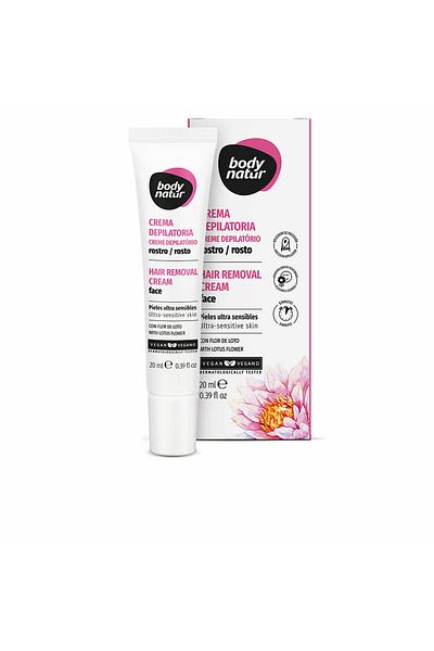 Body Natur Body and Face Depilatory Cream, Bodynatur, 20 ml