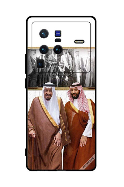 Covernex غطاء حماية لهاتف فيفو X80 برو الملك سلمان ومحمد بن سلمان يتحدثان أثن...