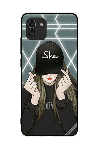 Covernex غطاء حماية لهاتف سامسونج جالاكسي A03 - She On Cap