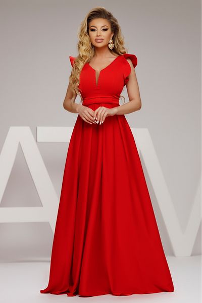Atmosphere Fashion Long red evening dress
