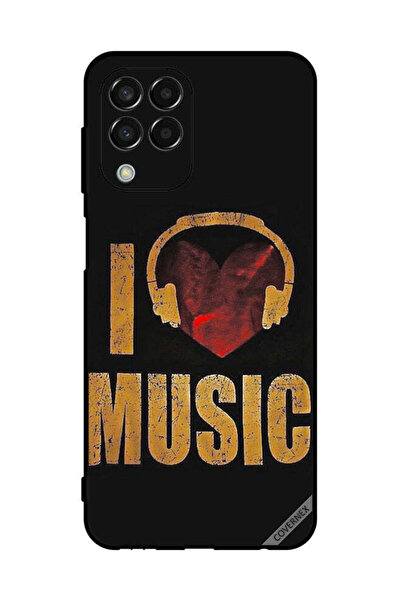 Covernex غطاء حماية لهاتف سامسونج جالاكسي M33 - أنا أحب الموسيقى فينتاج