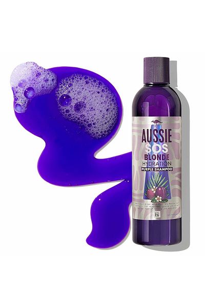 Aussie Șampon vegan violet pentru blonde, Aussie, 290 ml