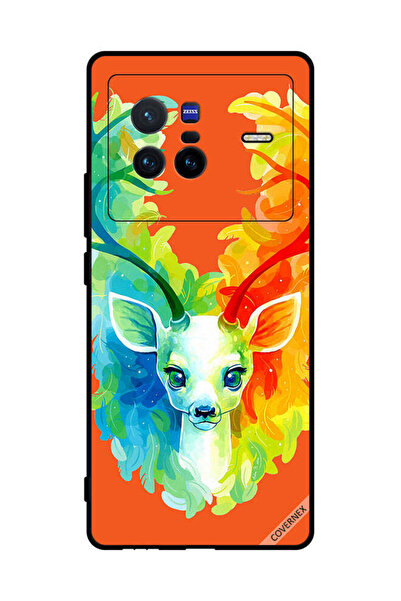 Covernex Protective Case Cover For vivo X80 Colorful Deer
