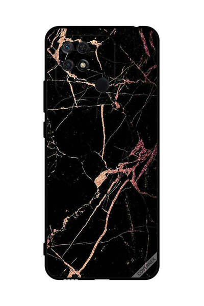 Covernex Protective Case Cover For Xiaomi Redmi 10C Racked Marble Pattern