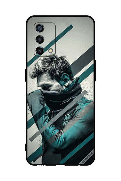 Covernex غطاء حماية لهاتف Oppo Reno6 Lite وجه ميسي المختبئ
