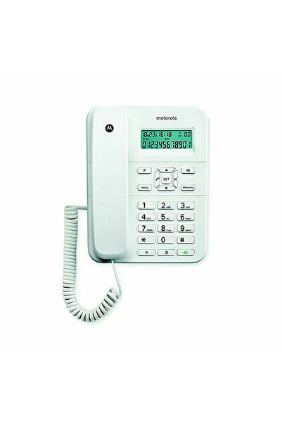 Motorola Ασύρματο Τηλέφωνο, Motorola E08000CT2N1GES38, Λευκό/Μαύρο