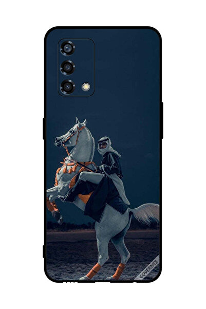 Covernex غطاء حماية لهاتف Oppo Reno6 Lite شاب على حصان