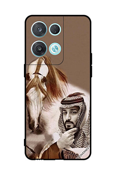Covernex غطاء حماية لهاتف أوبو رينو 8 برو محمد بن سلمان أمام حصان