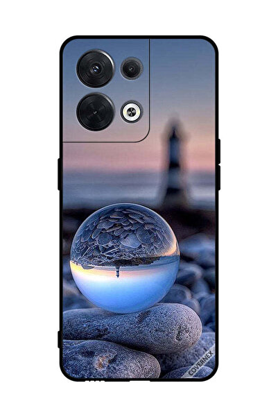 Covernex غطاء حماية لهاتف Oppo Reno8 - تصوير الطبيعة في زجاج دائري