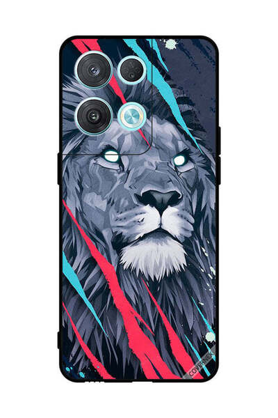 Covernex غطاء حماية لهاتف Oppo Reno8 Pro برسومات الأسد الملك