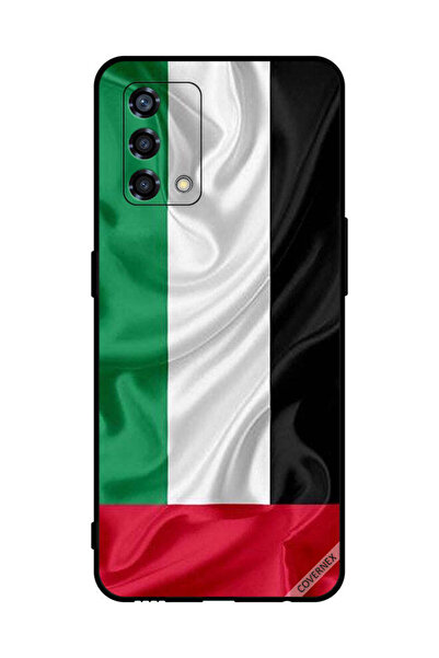 Covernex غطاء حماية لهاتف أوبو رينو 6 لايت - قماش علم الإمارات العربية المتحدة