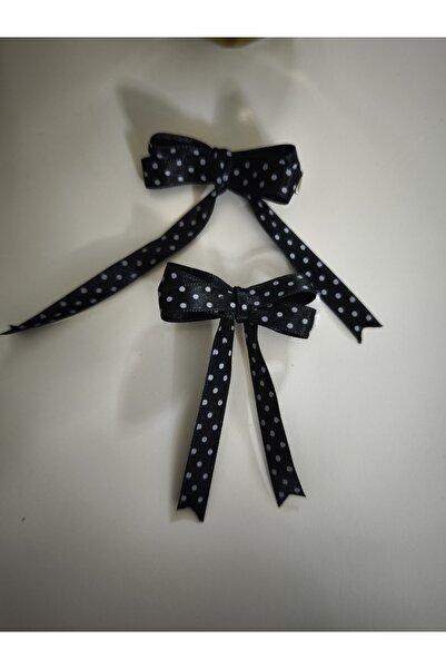 Kids Siyah puantiyeli toka