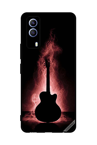 Covernex غطاء حماية لهاتف vivo T1x بتصميم انعكاس الجيتار في الظلام