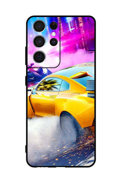 Covernex غطاء حماية لهاتف سامسونج S21 ألترا 5G سيارة سباق