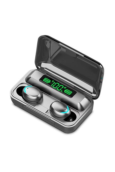 divendi-ro Căști Bluetooth, fără fir, afișaj LED, control tactil, reducere a zgomotului și baterie externă