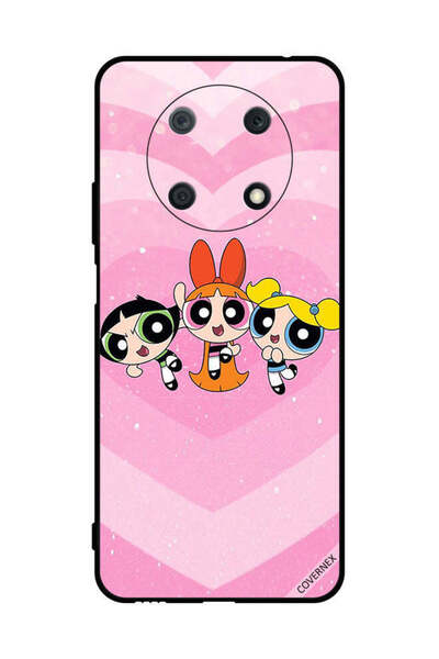 Covernex غطاء حماية لهاتف هواوي نوفا واي 90 - رسوم متحركة للفتيات المحترفات