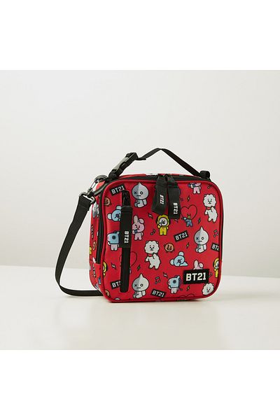 Hollywood Magic BT21 All-Over Print Lunch Bag with Detachable Strap