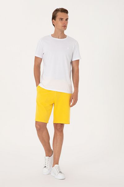 U.S. Polo Assn. Men's Yellow Knitted Shorts 50298037-Vr094