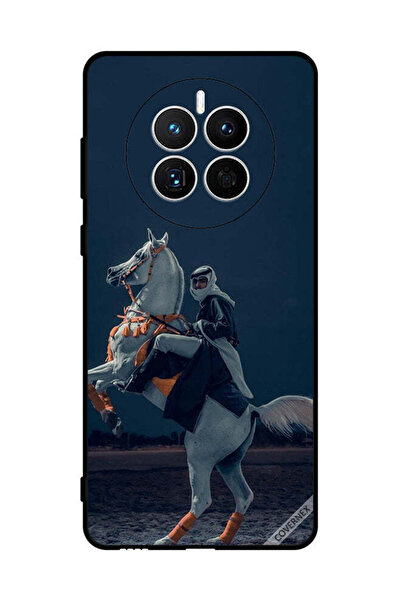 Covernex غطاء حماية لهاتف هواوي ميت 50 إي - شاب على حصان