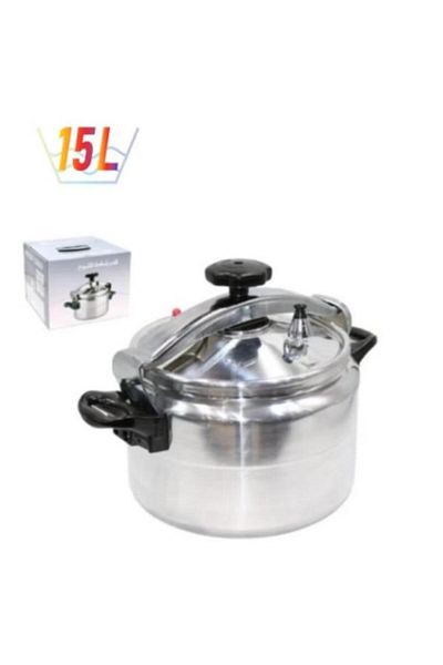 Generic 15L Silver Aluminum Pressure Cooker