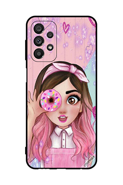 Covernex غطاء حماية لهاتف سامسونج جالاكسي A23 5G - فن فتاة محبة الدونات