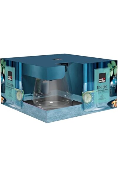 Royal Leerdam 4PCS INDIGO BEVERAGE GLASS SET 480 ML