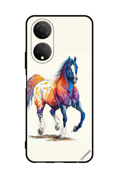 Covernex غطاء حماية لهاتف Honor X7 - حصان ملون