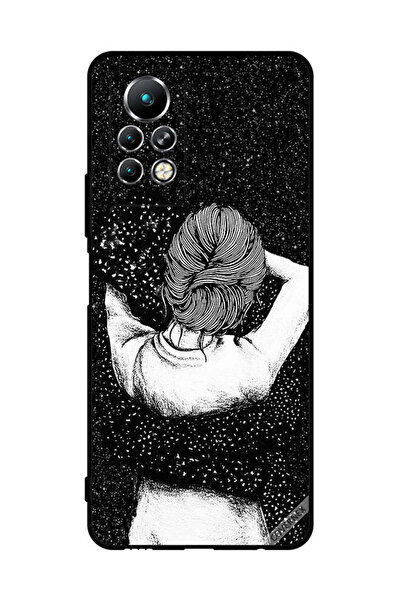 Covernex غطاء حماية لهاتف Infinix Note 11 Pro - خيال فتاة خربشة ليلية