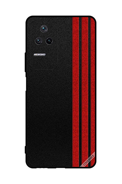 Covernex غطاء حماية لهاتف Xiaomi Poco F4 5G بثلاثة خطوط عمودية على الجانب