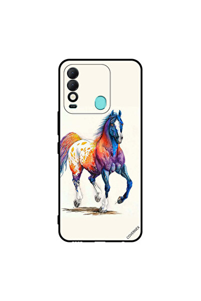 Covernex غطاء حماية لهاتف تكنو سبارك 8 - حصان ملون