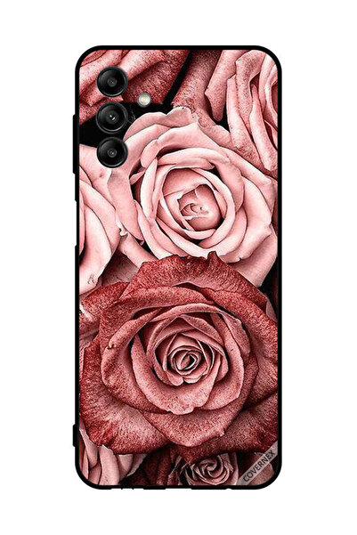 Covernex Protective Case Cover For Samsung Galaxy A04s Peach Flowers