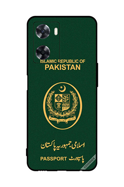 Covernex غطاء حماية لهاتف Oppo A57s بنمط جواز سفر باكستاني