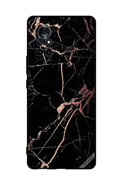 Covernex غطاء حماية لهاتف هواوي نوفا 8 بنمط رخامي متشقق