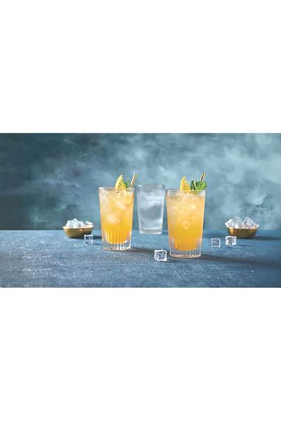Royal Leerdam طقم أكواب ميرسي لونجدرينك، 4 قطع، سعة 410 مل