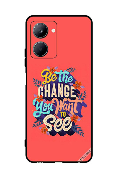 Covernex غطاء حماية لهاتف Realme C33 كن التغيير الذي تريد رؤيته