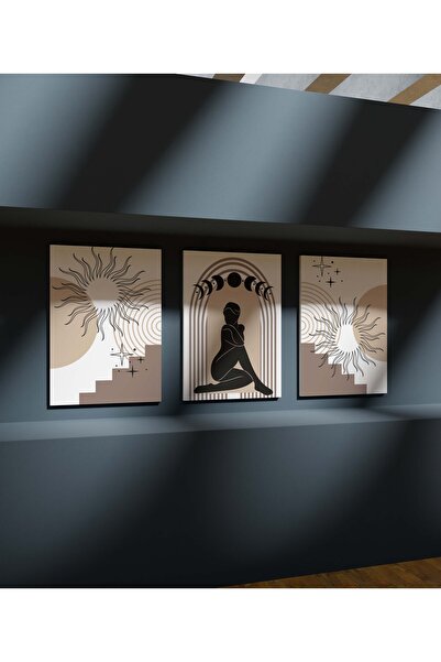 wudie Pictură de perete de calitate premium cu aspect cadru, picturi de bucăt...