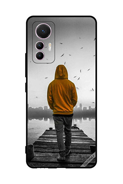Covernex غطاء حماية لهاتف شاومي 12 لايت - فتى حزين يمشي