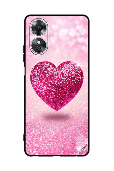 Covernex غطاء حماية لهاتف Oppo A17 - قلب لامع