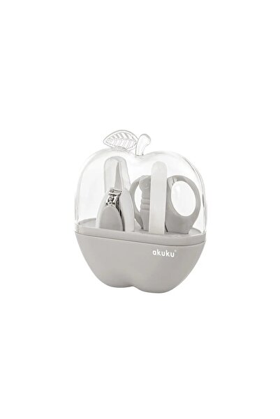 Akuku Set 5 piese manichiura bebelusi Apple Gri