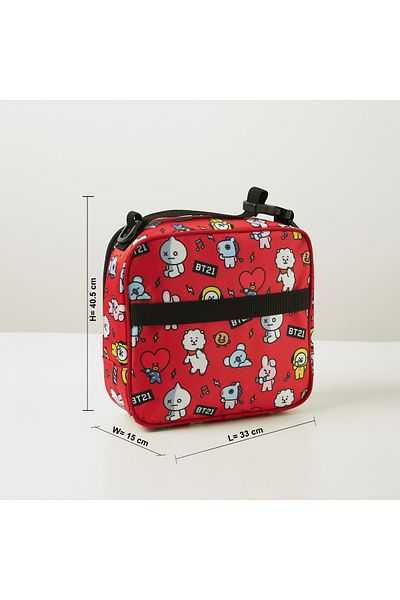 Hollywood Magic BT21 All-Over Print Lunch Bag with Detachable Strap